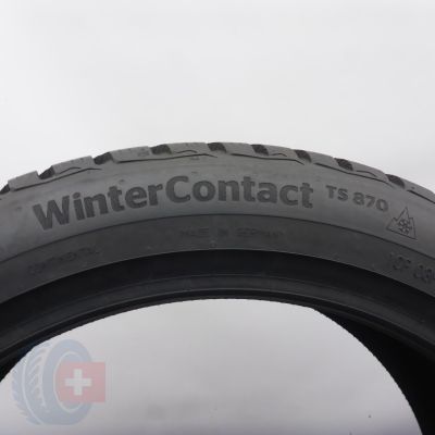5. Opony 215/45 R17 2x CONTINENTAL 91V XL WinterContact Ts 870 Zimowe 2022 8mm 