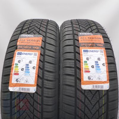 5. Opony 215/70 R16 4x TRACMAX 100H Allseason X-Privilo Wielosezonowe 2025 Nieużywane