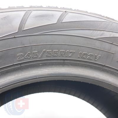 6. Opony 245/55 R17 2x FALKEN 102V Eurowinter HS01 Zimowe 2017 