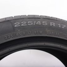 4. Opony 225/45 R17 2x CONTINENTAL 91W M0 ContiSportContact 5 Letnie 2019 6,8mm