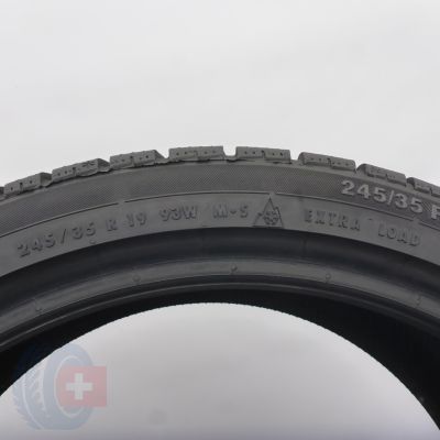 5. Opony 245/35 R19 2x CONTINENTAL 93W XL R01 ContiWinterContact TS830P Zimowe 2024 6,8-7mm