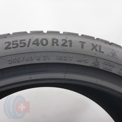 7. Opony 255/40 R21 4x CONTINENTAL 102T XL WinterContact TS 870 P Zimowe 2024 8,2-8mm
