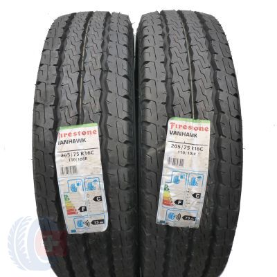 Opony 205/75 R16C 2x FIRESTONE 110/108R Vanhawk Letnie 2016 Nieużywane
