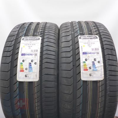 3. Opony 255/40 R19 4x CONTINENTAL 100Y XL AO ContiSportContact 5P Letnie 2023 Nieużywane