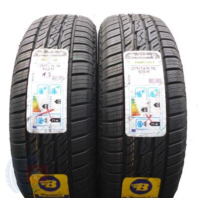 3. Opony 225/70 R16 4x BARUM 103H Bravuris 4x4 Letnie M+S  2019 Jak Nowe