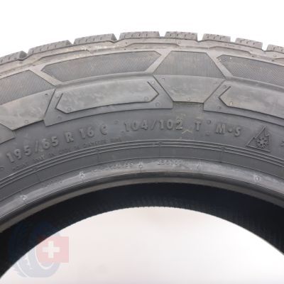 5. Opony 195/65 R16C 2x CONTINENTAL 104/102T VanContact Winter Zimowe 2019/23 