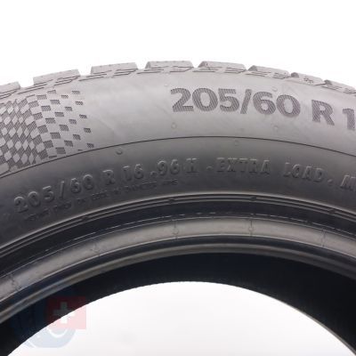 6. Opony 205/60 R16 4x CONTINENTAL 96H XL WinterContact TS850S RunFlat BMW Zimowe 2023 7-7,5mm
