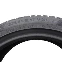 6. Opony 205/45 R17 4x CONTINENTAL 88V XL WinterContact TS850P Zimowe 2022 Jak Nowe 7,2-8,5mm