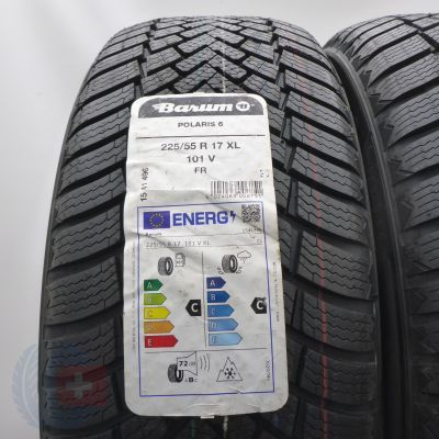 3. Opony 225/55 R17 2x BARUM 101V XL Polaris 6 Zimowe 2025 