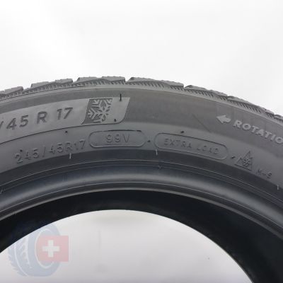 4. Opony 245/45 R17 2x MICHELIN 99V XL PilotAlpin 5 Zimowe 2023 6,2mm