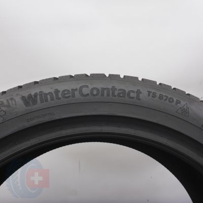 8. Opony 225/45 R18 4x CONTINENTAL 95V XL WinterContact Ts870P Zimowe 2021, 2022 7-7,2mm