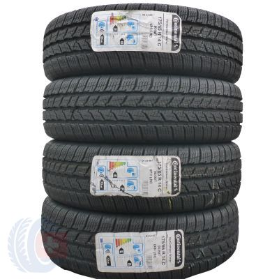 Opony 175/65 R14C 4x CONTINENTAL 90/88T VanContact Winter Zimowe 2018, 2021 Jak Nowe Nieużywane