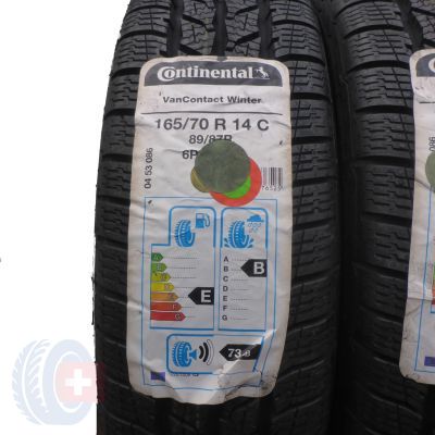 2. 2 x CONTINENTAL 165/70  R14 C 89/87R VanContact  Winter Zima 2017