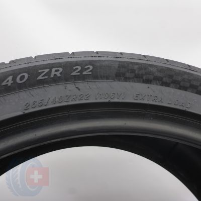 4. Opony 265/40 R22 2x MICHELIN 106Y XL PilotSport 4S Letnie 2021 5,2-5,5mm