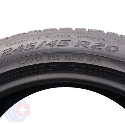 4. Opony 245/45 R20 2x PIRELLI 103W Scorpion Zero AS J LR letnie 7,5-7,8mm 2019