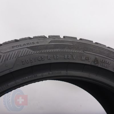 4. Opony 205/45 R17 2x BARUM 88V XL Polaris 6 Zimowe 2025 7,2-7,8mm