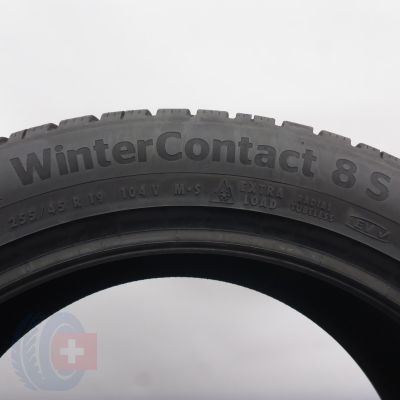 7. Opony 255/45 R19 2x CONTINENTAL 104V XL WinterContact 8S Zimowe 2024 7,2mm
