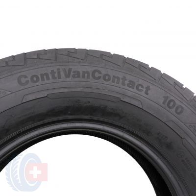 6. 4 x CONTINENTAL 225/75 R16C 116/114R 6-7mm ContiVanContact 100 Lato DOT17
