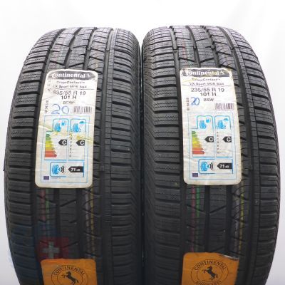 5. Opony 235/55 R19 4x CONTINENTAL 101H CrossContact LX Sport RFT M0E M+S Letnie 2020