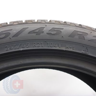 8. Opony 245/45 R21 4x PIRELLI 104V Scorpion Winter PNCS Zimowe 2019 