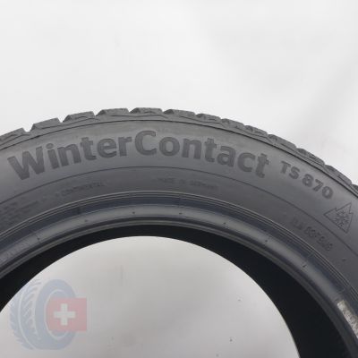 5. Opony 205/55 R16 2x CONTINENTAL 91T WinterContact TS 870 Zimowe 2022 8,5-7,5mm