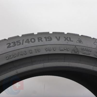 7. Opony 235/40 R19 4x CONTINENTAL 96V XL WinterContact TS 870 P Zimowe 2021/24 7,8mm
