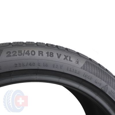 4. 2 x CONTINENTAL 225/40 R18 92V XL WinterContact TS850 P Zima 2015 4-5mm