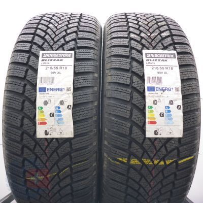 Opony 215/55 R18 2x BRIDGESTONE 99V XL Blizzak LM005 Zimowe 2023