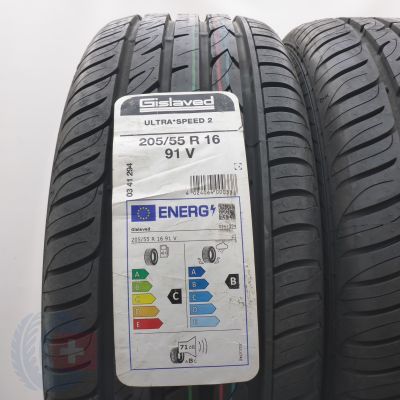 2. Opony 205/55 R16 2x GISLAVED 91V Ultra Speed 2 Letnie 2023 
