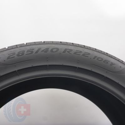 6. Opony 285/40 R22 2x PIRELLI 106Y XL P Zero M0 Letnie 2021 6,8mm