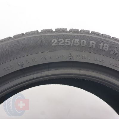 5. Opony 225/50 R18 2x CONTINENTAL 99H XL AO ContiWinterContact TS830P Zimowe 2022 7-8mm