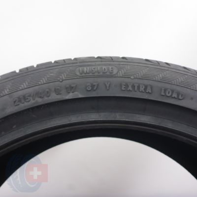 7. Opony 215/40 R17 4x GISLAVED 87Y XL UltraSpeed 2 Letnie 2022 