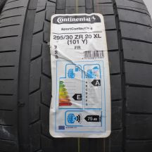 2. Opony 295/30 R20 2x CONTINENTAL 101Y XL SportContact6 Letnie 2018 Nieużywane