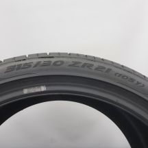5. Opony 315/30 ZR21 2x PIRELLI 105Y XL P Zero N0 Letnie 2022 5,7-5,4mm