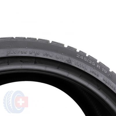 6. 2 x CONTINENTAL 245/35 R19 93W XL 5.8mm ContiWinterContact TS 830 P Zima