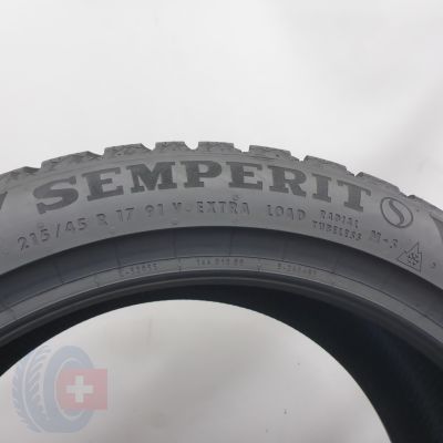 4. Opony 215/45 R17 2x SEMPERIT 91V XL Speed-Grip 5 Zimowe 2024 8mm 