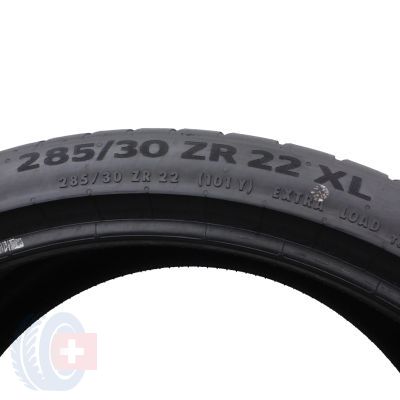 4. Opony 285/30 ZR22 2x CONTINENTAL 101Y XL SportContact 7 AO Silient letnie 6,5-6,8mm 2024