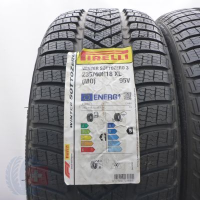 2. Opony 235/40 R18 2x PIRELLI 95V Winter Sottozero 3 M0 Zimowe 2021 
