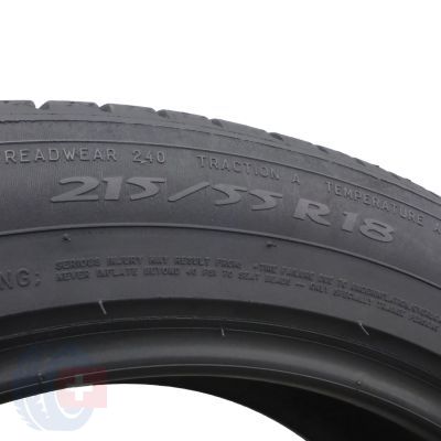 7. 4 x MICHELIN 215/55 R18 99V XL Primacy 3 Lato 5.8-7mm