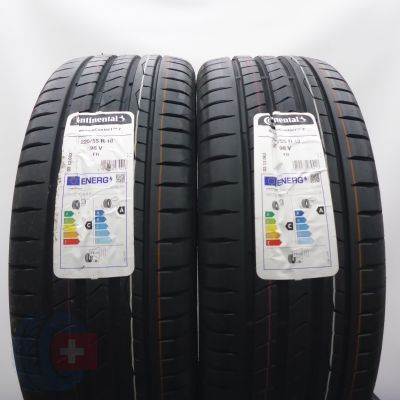 3. Opony 225/55 R18 4x CONTINENTAL 98V PremiumContact 6 Letnie 2025 Nieużywane