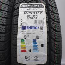 3. Opony 195/75 R16C 2x SEMPERIT 107/105R Van-Grip3 Zimowe 2022 Nieużywane
