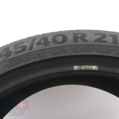 6. Opony 245/40 R21 2x CONTINENTAL 100Y XL SportContact 6 A0 Silet Letnie 2019 Nieużywane 
