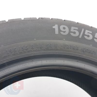 7. Opony 195/55 R16 4x CONTINENTAL 91H XL ContiEcoContact 5 Letnie 2020 