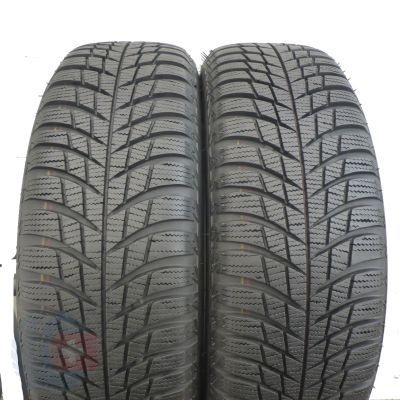 4. 4 x BRIDGESTONE 185/65 R15 88T Blizzak LM 001 Zima 7-8mm 