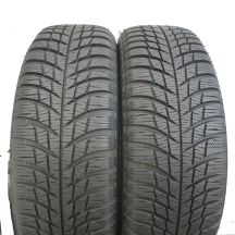 4. 4 x BRIDGESTONE 185/65 R15 88T Blizzak LM 001 Zima 7-8mm 