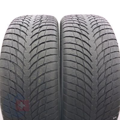 4. Opony 225/55 R17 4x NOKIAN 101V XL WR Snowproof P Zimowe 2021 6,8-7,2mm