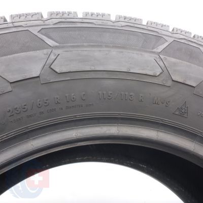 11. Opony 235/65 R16C 4x CONTINENTAL 115/113R VanContact Winter Zimowe 2024 10-9,8mm