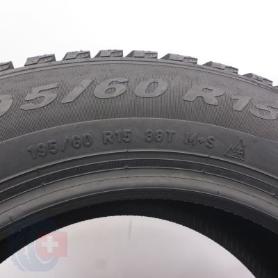 7. Opony 195/60 R15 4 x PIRELLI 88T Winter Cinturato TM Zimowe 2019
