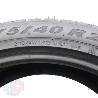 5. Opony 275/40 R22 4x PIRELLI 108V XL Scorpion Winter Zimowe 2018, 2019 Jak Nowe 6,8-7,2mm