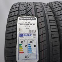 2. Opony 265/40 R21 4x CONTINENTAL 105Y XL CrossContact UHP MO Letnie 2023 Nieużywane